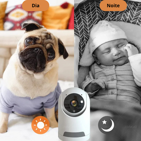Mini Câmera Wi-Fi ICSEE 3MP/5MP – Segurança Inteligente com Visão Noturna e Áudio Bidirecional
