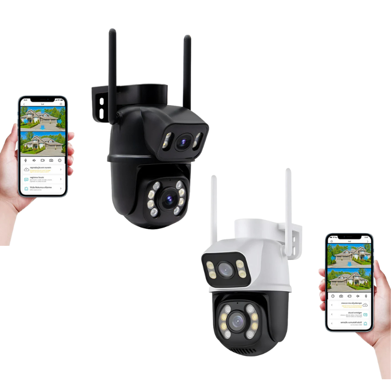 Câmera Smart Wi-Fi COIBEU 4K/6MP – Segurança 360°, App Mobile e Conectividade Bluetooth