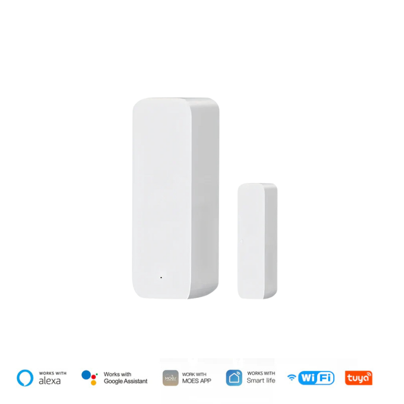 Sensor de Porta e Janela Tuya Wi-Fi/ZigBee – Alarme Inteligente de Abertura e Fechamento
