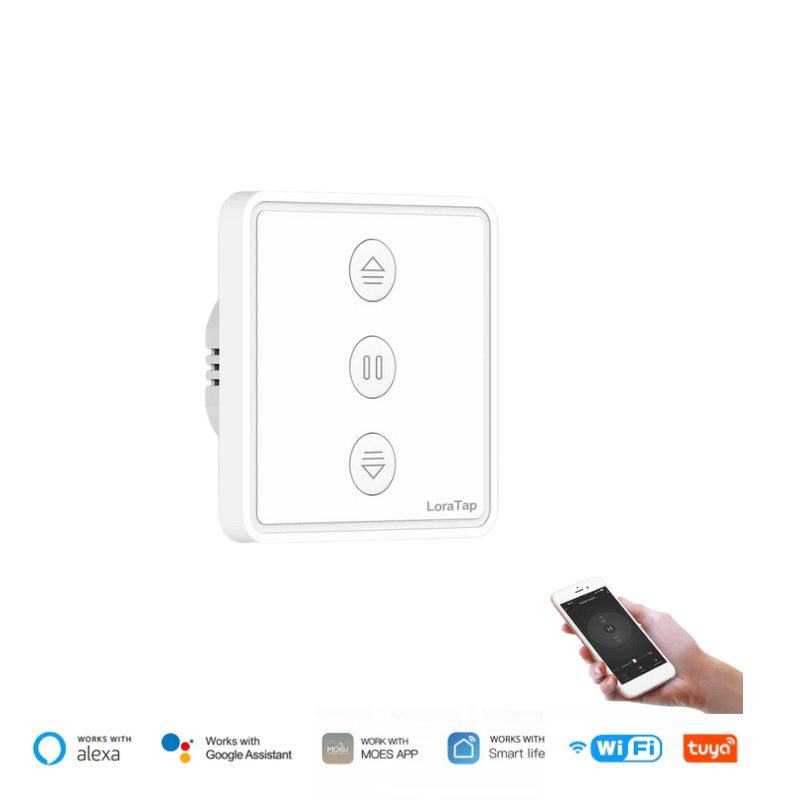 Interruptor de Cortina LoraTap – Controle Inteligente por Botão