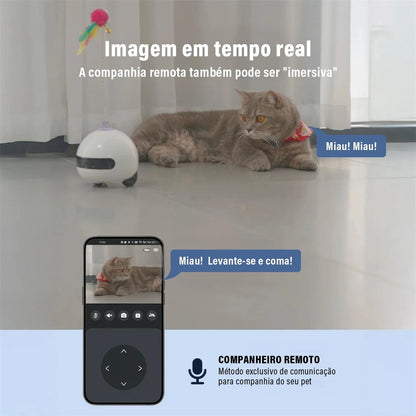 Robô Monitor para Pets Newpet | Câmera HD Smart com Movimento | Frete Grátis