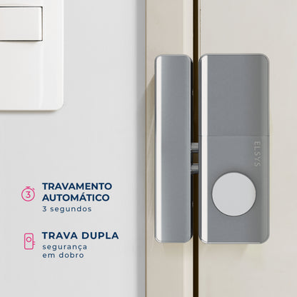 Fechadura Digital Elsys Pop ESF-DS1100V | Segurança Sem Chaves | [Casa Techb]