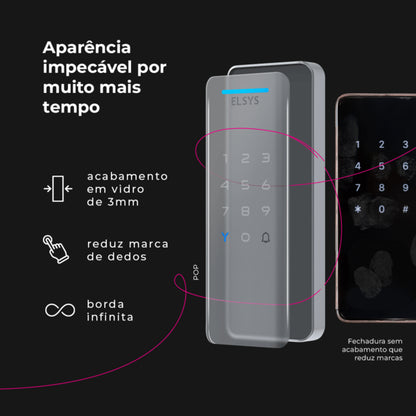 Fechadura Digital Elsys Pop ESF-DS1100V | Segurança Sem Chaves | [Casa Techb]